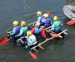 Raft Building Birthday Parties