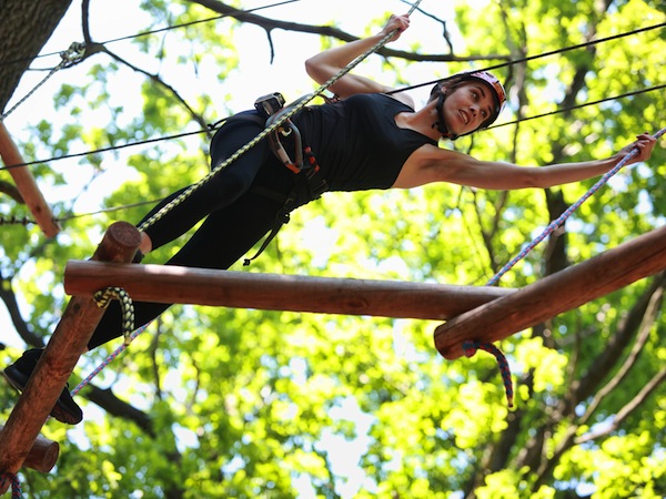 High Ropes Course Birthday Party